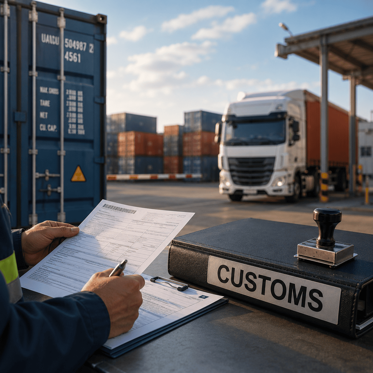 Customs clearance paperwork